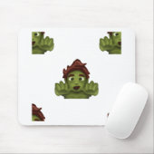 emoji zombie man muismat (Met muis)