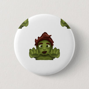 emoji zombie man ronde button 5,7 cm