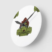 emoji zombie man ronde klok (Hoek)