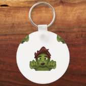 emoji zombie man sleutelhanger (Voorkant)