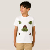 emoji zombie man t-shirt (Voorkant volledig)
