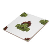 emoji zombie man tegeltje (Zijkant)