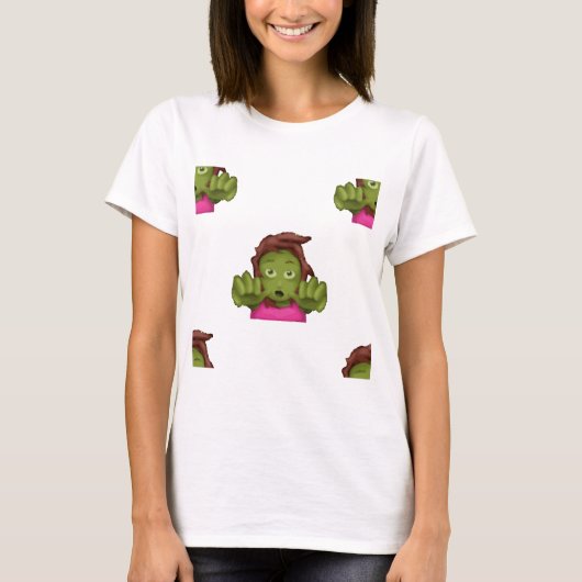 emoji zombie t-shirt (Voorkant)