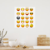 emojis art poster (Keuken)