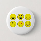 "Emojis"-Button Ronde Button 5,7 Cm (Voorkant)