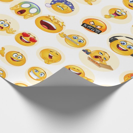 Emojis Cadeaupapier (Hoek)