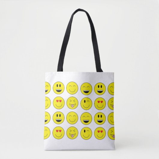 Emojis Canvas tas (Voorkant)