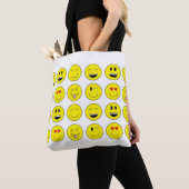 Emojis Canvas tas (Dichtbij)