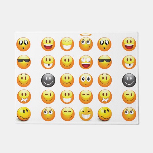 emojis doormat deurmat (Voorkant)