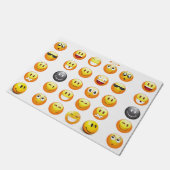 emojis doormat deurmat (Schuin)