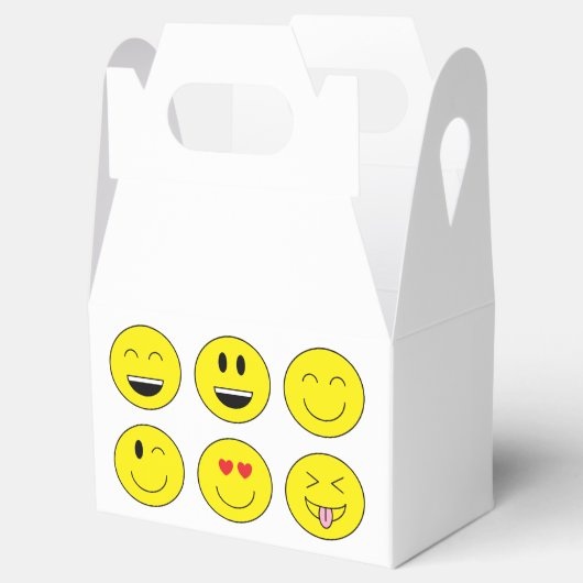 "Emoji's" gunstbox Bedankdoosjes (Geopend)