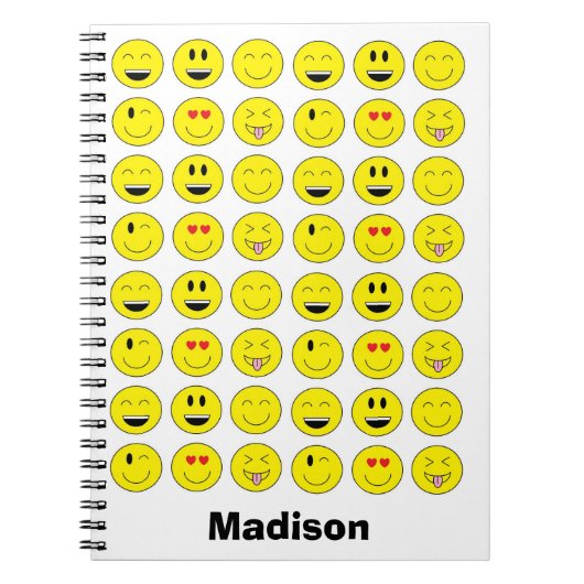 "Emojis"-laptop op maat Notitieboek (Voorkant)