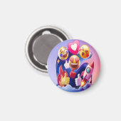 Emoji's ontketenen een leuk, kleurrijk avontuur magneet (Voorkant / Achterkant)