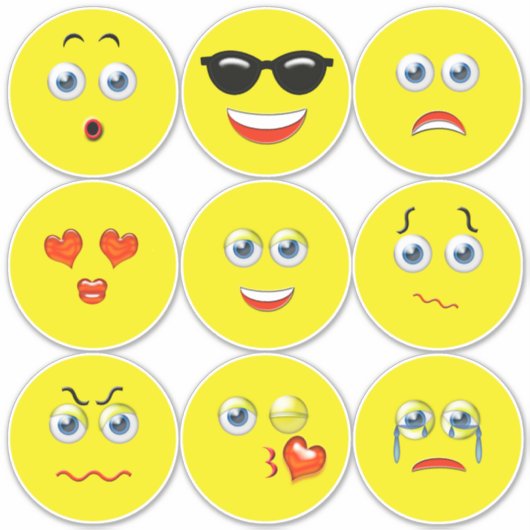Emojis Sticker (Voorkant)