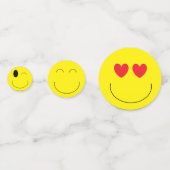 "Emojis" tafel Confetti (Achterkanten)