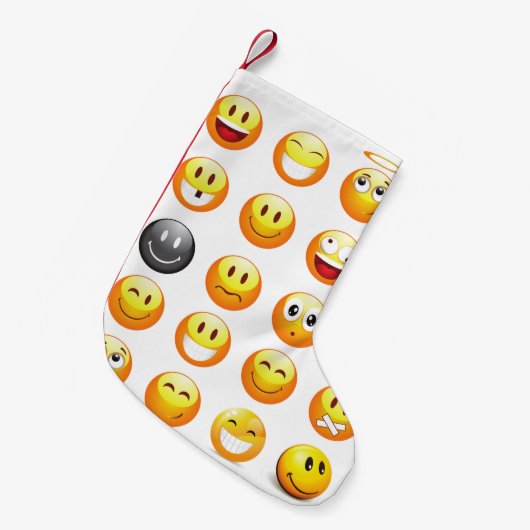 emojis xmas kerstmis kleine kerstsok (Voorkant (Hangend))