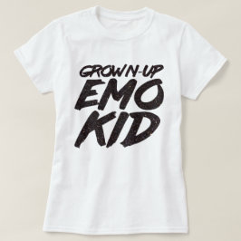 Emoo-kind zwarte glitter t-shirt