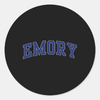 Emory Eagles Arch Over Ronde Sticker
