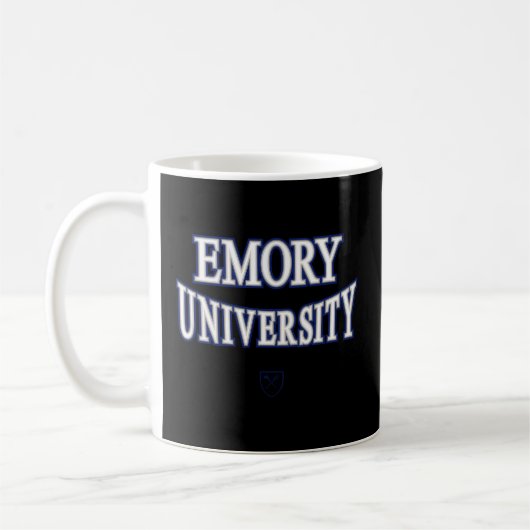 Emory Eagles Laurels Gray, officieel erkend Koffiemok (Links)