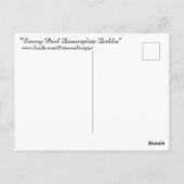 Emory Paul Dinnerplate Dahlia Flower Briefkaart (Achterkant)