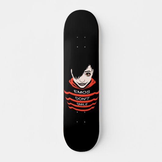 Emos Smile niet Persoonlijk Skateboard (Voorkant)