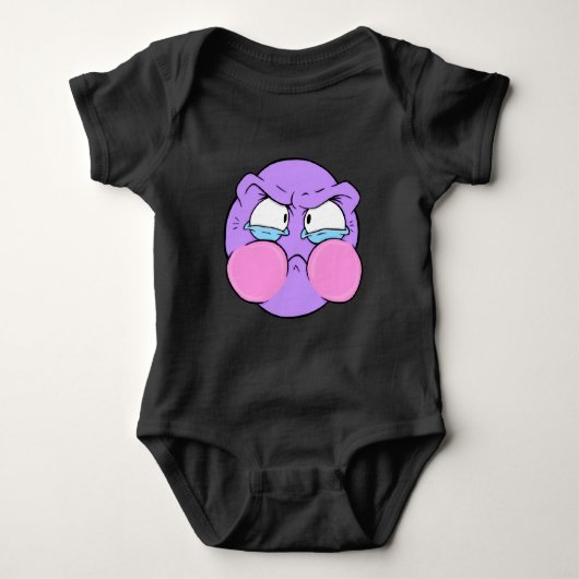 Emote Face Baby Bodysuit (Voorkant)