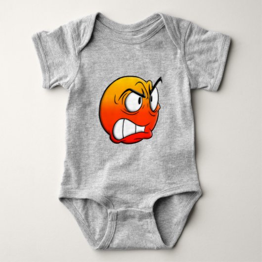 Emote Face Baby Bodysuit (Voorkant)
