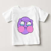 Emote Face Baby Fine Jersey T-Shirt (Voorkant)