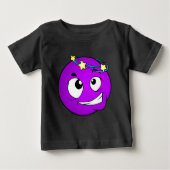 Emote Face Baby Fine Jersey T-Shirt (Voorkant)