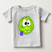 Emote Face Baby Fine Jersey T-Shirt (Voorkant)