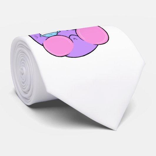 Emote Face Stropdas (Opgerold)