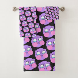 Emote Face Towel Set Bad Handdoek