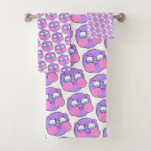 Emote Face Towel Set Bad Handdoek (Insitu)