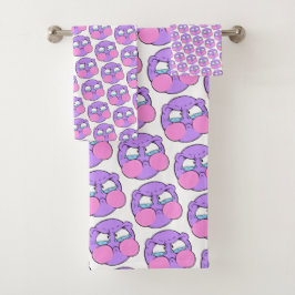 Emote Face Towel Set Bad Handdoek