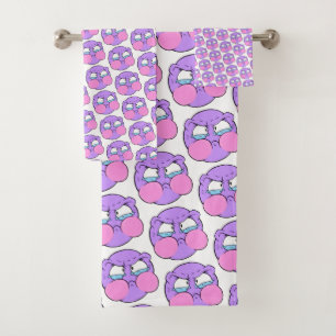 Emote Face Towel Set Bad Handdoek