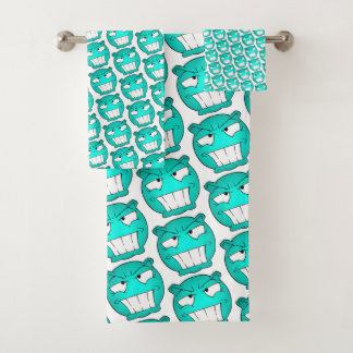 Emote Face Towel Set Bad Handdoek