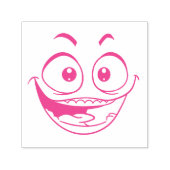 Emotican Face Self-Inking Stamp Zelfinktende Stempel (Design)