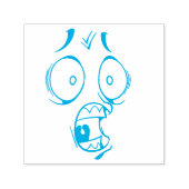 Emotican Face Self-Inking Stamp Zelfinktende Stempel (Design)