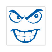 Emotican Face Zelfinktende Stempel (Design)