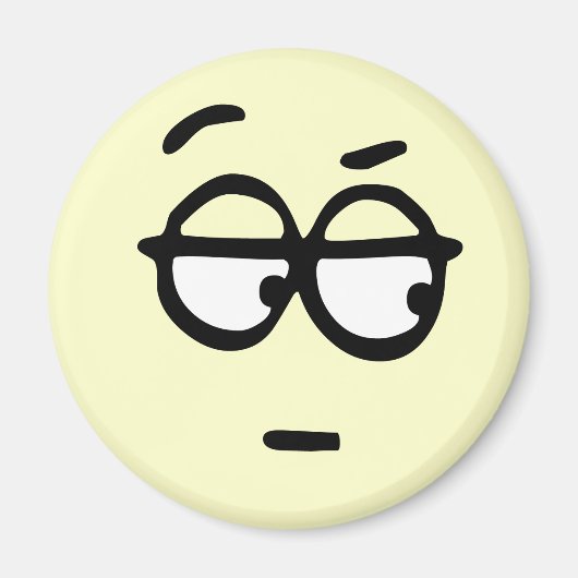Emoticon  Achtergrond Magnet (Voorkant)