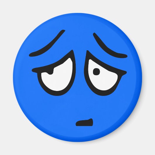 Emoticon  Achtergrond Magnet (Voorkant)