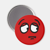 Emoticon  Achtergrond Magnet (Voorkant / Achterkant)