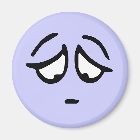Emoticon  Achtergrond Magnet (Voorkant)
