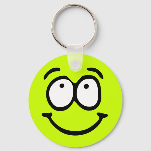 Emoticon  Achtergrond Sleutelhanger (Voorkant)
