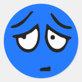 Emoticon  Achtergrond Sticker (Voorkant)