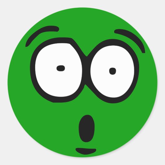 Emoticon  Achtergrond Sticker (Voorkant)