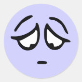Emoticon  Achtergrond Sticker (Voorkant)