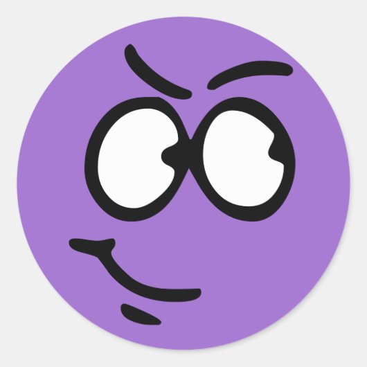 Emoticon  Achtergrond Sticker (Voorkant)