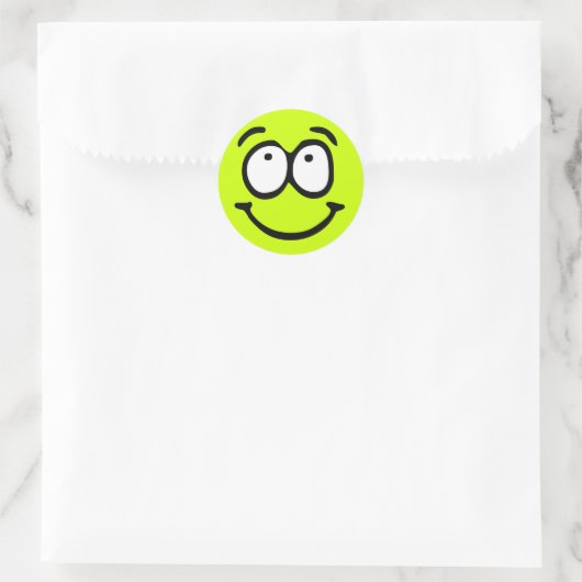 Emoticon  Achtergrond Sticker (Tas)