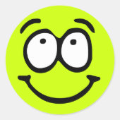 Emoticon  Achtergrond Sticker (Voorkant)